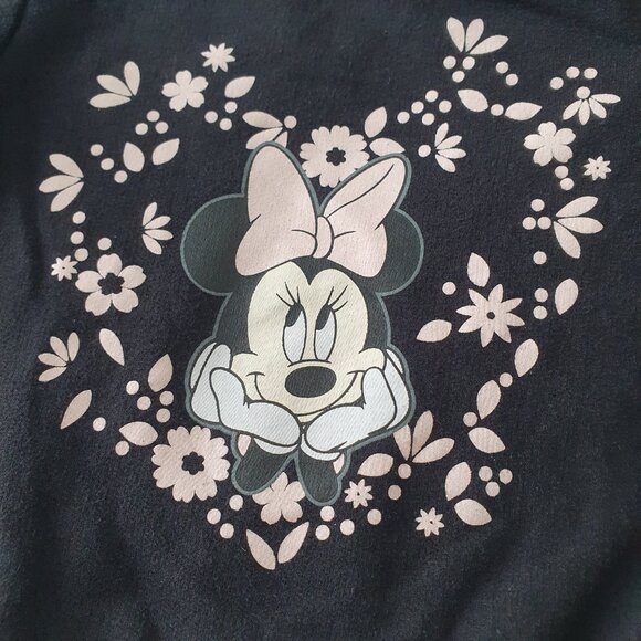 💙5/$20💙 Disney Minnie Mouse Baby Graphic Black Sweatshirt Size 3 Months - Picture 5 of 6